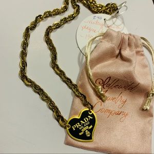 Idlewild PRADA heart necklace